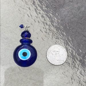 🧿Essential oil bottle evil eye jewelry ashes